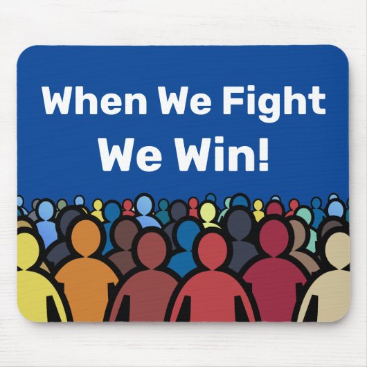 我々が戦う時ハリス・ウォルズに勝つ マウスパッド (正面)