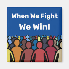 我々が戦う時ハリス・ウォルズに勝つ マグネット