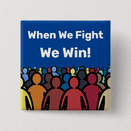 我々が戦う時ハリス・ウォルズに勝つ 缶バッジ