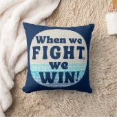我々が戦う時ハリス・ワルツ民主党員2024を獲得する クッション (ブランケット)
