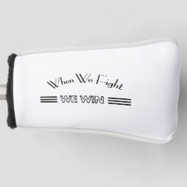 我々が戦えば我々は勝つ ゴルフヘッドカバー