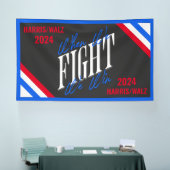 我々が戦えば我々は勝つ 横断幕 (トレードショー)