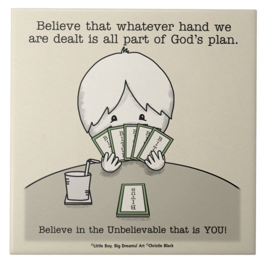 我々が扱った手 タイル (正面)