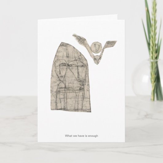 我々が持っていることは十分だ –  カード (正面)