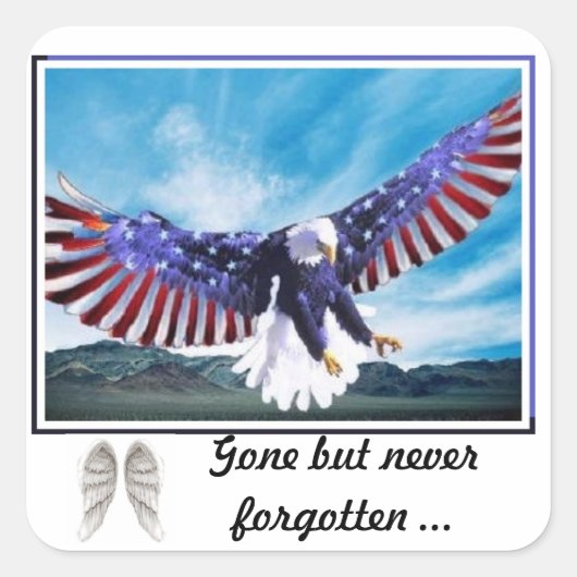 我々が持っているものを再失った生 スクエアシール (正面)