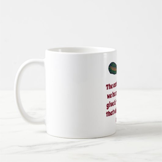 我々が持っている自信-自信引用文 コーヒーマグカップ (左)