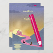 我々が描く結婚道 招待状 (正面/裏面)