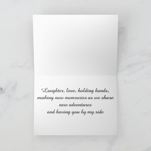 我々が新しい冒険と結婚する時/君は永遠に私の側で カード (内部)