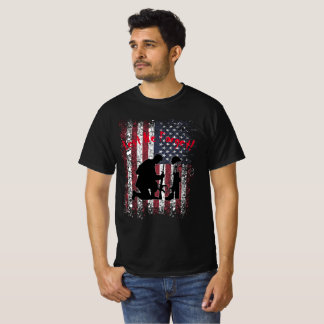 我々が日の忘れ星やストライプを退役軍人するのを防ぐために Tシャツ
