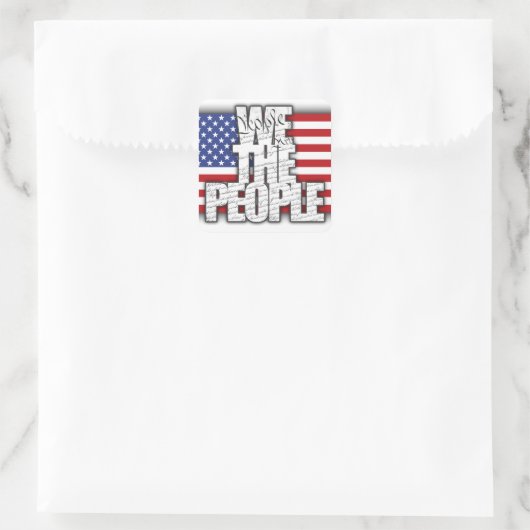 我々が民を スクエアシール (バッグ)