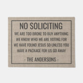 我々が求めても仕方がない買おもしろい ドアマット (正面)