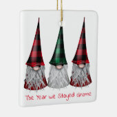 我々が滞在した年のホーム格言オーナメント セラミックオーナメント (右)