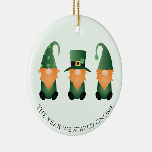 我々が滞在した年の格言St patricks day セラミックオーナメント (右)