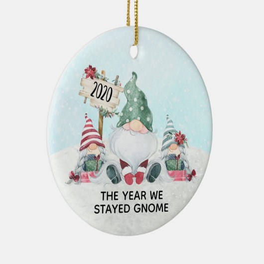 我々が滞在した年格言2020ホームクリスマス セラミックオーナメント (右)
