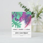 我々が熱帯に移動した住所の変更 案内ポストカード (スタンド正面)