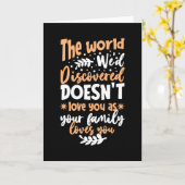 我々が発見した世界 カード (黄色い花)