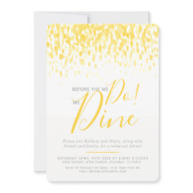 我々が行う前に晴れた黄色のダブアートリハーサルのディナー