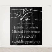 我々が黒く結婚すシンプルるへようこそ タペストリー (正面)