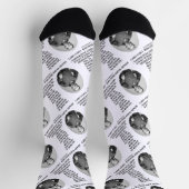 我々がQteを受けたあらゆる感情に近いユーモア ソックス (上部)