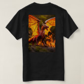 我々とファッションのジャングルを探索独占的する Tシャツ (デザイン裏面)