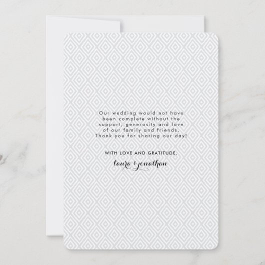 我々と共感謝していに | 写真ありがとう（バックメッセージ付き） サンキューカード (裏面)