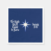 我々にとって子供はナプキン生まれだ スタンダードカクテルナプキン (正面)