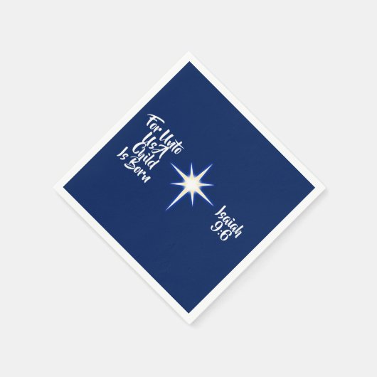 我々にとって子供はナプキン生まれだ スタンダードカクテルナプキン (角)