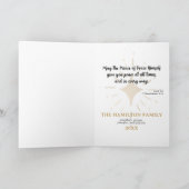 我々にとって子供は生まれタイポグラフィ宗教 シーズンカード (内部)