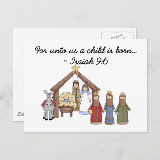 我々にとって子供は生まれ ポストカード (正面/裏面)