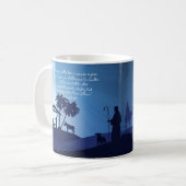 我々に対して子供は生まれ出生マグ コーヒーマグカップ (正面左)