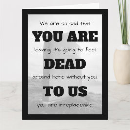 [我々に死ぬ]同僚おもしろいの大離れきな カード