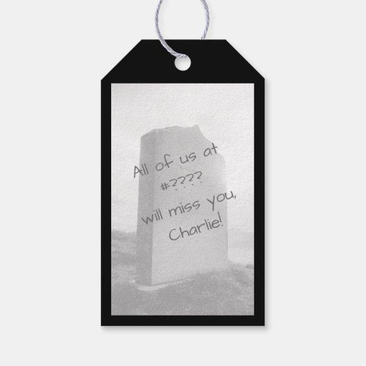 [我々に死んでいおもしろいる]同僚離れの ギフトタグ (裏面)