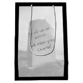 [我々に死んでいおもしろいる]同僚離れの ミディアムペーパーバッグ (裏面)