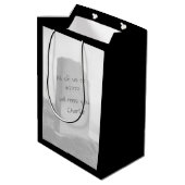 [我々に死んでいおもしろいる]同僚離れの ミディアムペーパーバッグ (裏面アングル)