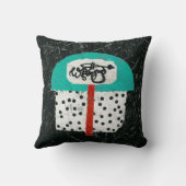 我々のうち誰も完璧な装飾用クッション抽象芸術芸術ではなかった クッション (裏面)