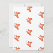 我々のかわいこちゃんは…フローラ子供の誕生日パーティー 招待状 (裏面)