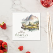 我々のアドベもっとも偉大ントワイルド自然をテーマにした スタンダードカクテルナプキン (インサイチュ)