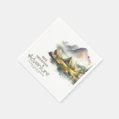 我々のアドベもっとも偉大ントワイルド自然をテーマにした スタンダードカクテルナプキン (角)