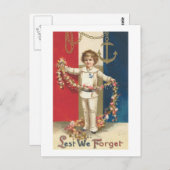 我々のアメリ忘れカナヴィンテージ ポストカード (正面/裏面)