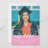 我々のエレガント脚本を卒業した |卒業招待状 招待状 (正面)
