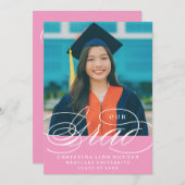 我々のエレガント脚本を卒業した |卒業招待状 招待状 (正面/裏面)