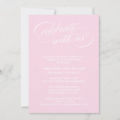 我々のエレガント脚本を卒業した |卒業招待状 招待状 (裏面)