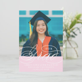 我々のエレガント脚本を卒業した |卒業招待状 招待状