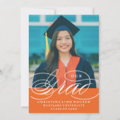 我々のエレガント脚本を卒業した |卒業招待状 招待状 (正面)