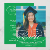 我々のエレガント脚本を卒業した |卒業招待状 招待状 (正面/裏面)