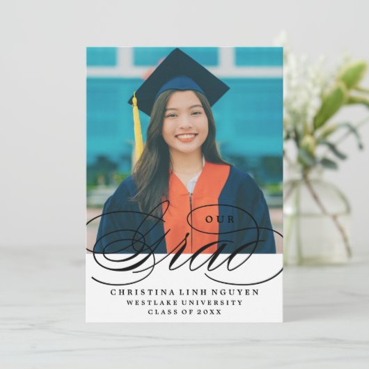 我々のエレガント脚本を卒業した |卒業招待状 招待状 (スタンド正面)