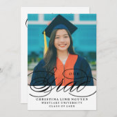 我々のエレガント脚本を卒業した |卒業招待状 招待状 (正面/裏面)