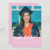 我々のエレガント脚本を卒業した |卒業招待状 招待状 (正面/裏面)