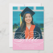 我々のエレガント脚本を卒業した |卒業招待状 招待状 (正面)