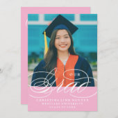 我々のエレガント脚本を卒業した |卒業招待状 招待状 (正面/裏面)